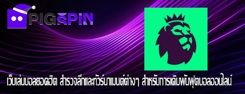 เว็บเล่นบอลยอดฮิต สำรวจลีกและทัวร์นาเมนต์ต่างๆ สำหรับการเดิมพันฟุตบอลออนไลน์